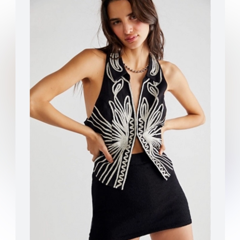 NWOT Rare Free People Head West Tank Vest - Picture 7 of 10